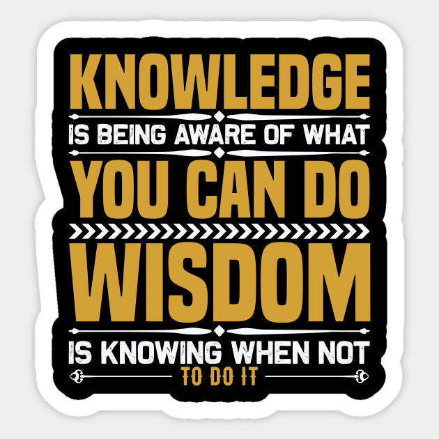Motivation -Knowledge Is What You Can Do Sticker by NoPlanB